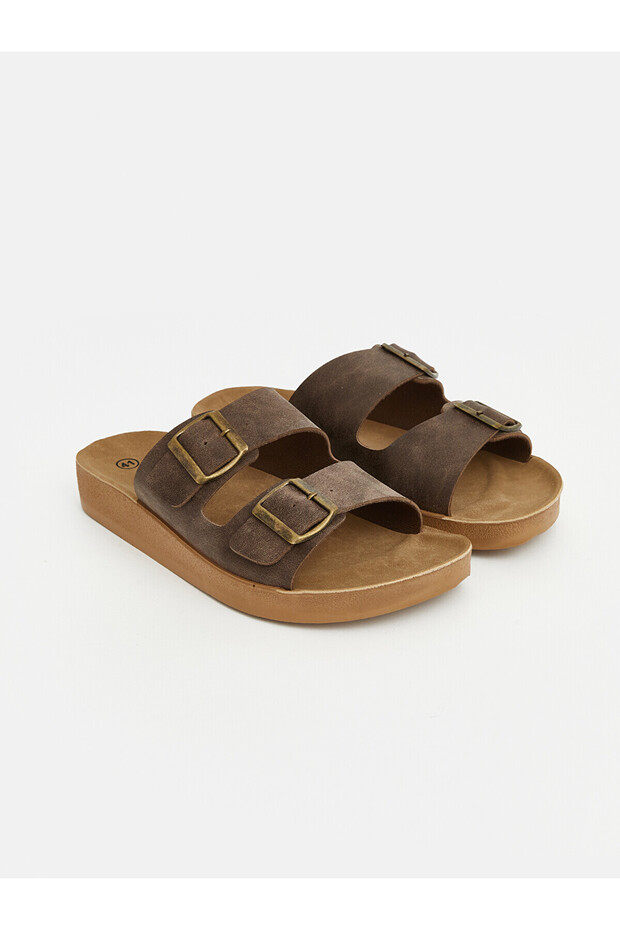 Nevavm Double-Striped Men's Slippers with a Difference