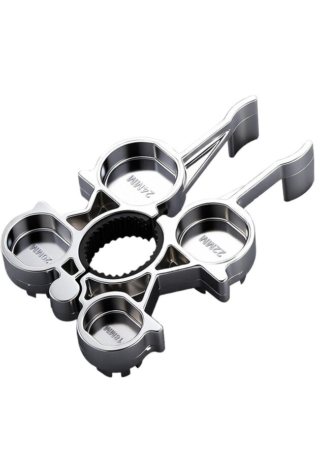 Faucet Aerator Removal Tool 12-in-1 Multi-Functional Heavy-Duty Alloy Faucet Repair Wrench Pipe Maintenance Tool Set Kitchen Bathroom Wrench
