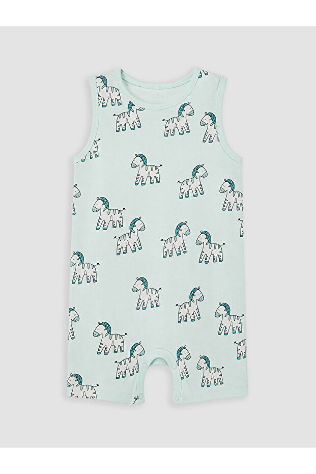 Sparkling Choices from Shining Store Zero Roba Collar Embroidered Baby Boy Romper