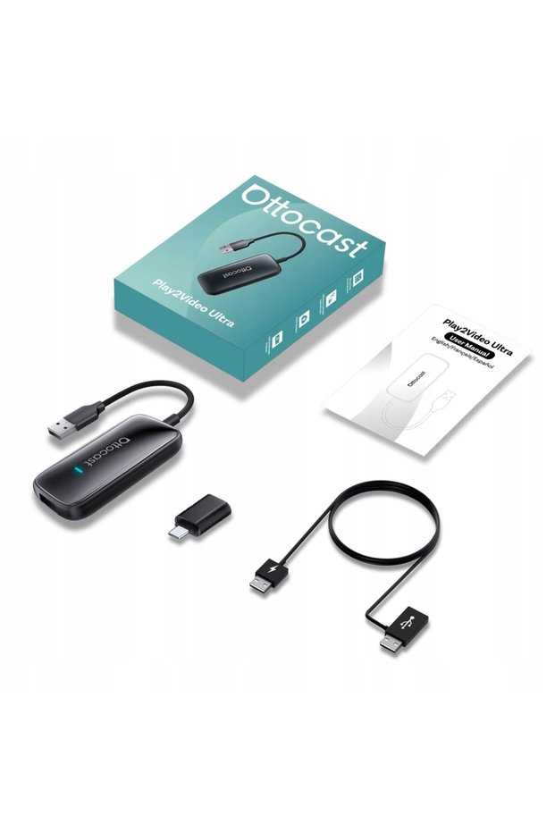 Play2Video Ultra Adaptor Wireless CarPlay Android Auto