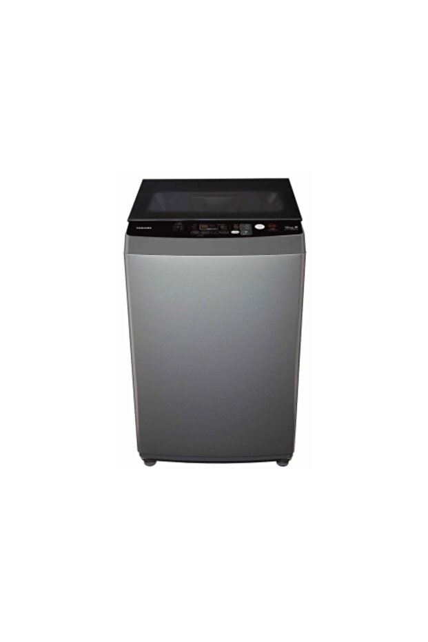 غسالة ملابس تحميل علوي 10 كجم 8 برامج - فضي - AW-M1100PUPBB