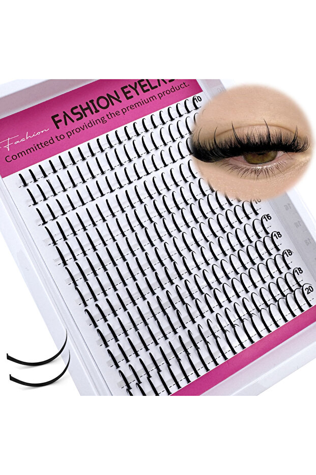 MIX 0.07mm D 12pai Spikes UMIRYAO Spikes Lash Clusters Long 10-20mm Lash Spikes Eyelashes D/DD 240pc