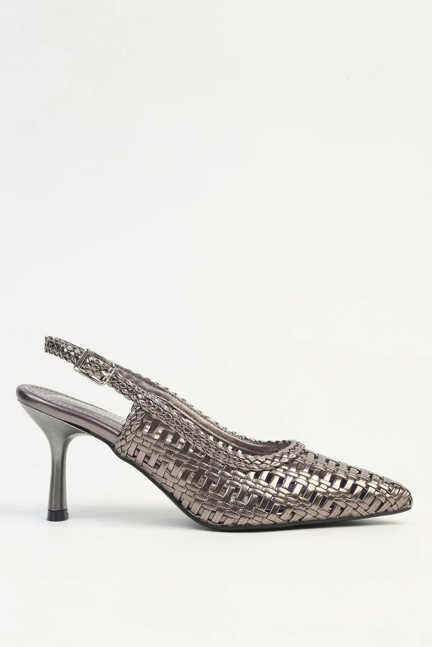 Comfortable Women's Stylish Heeled Shoes with Open Back