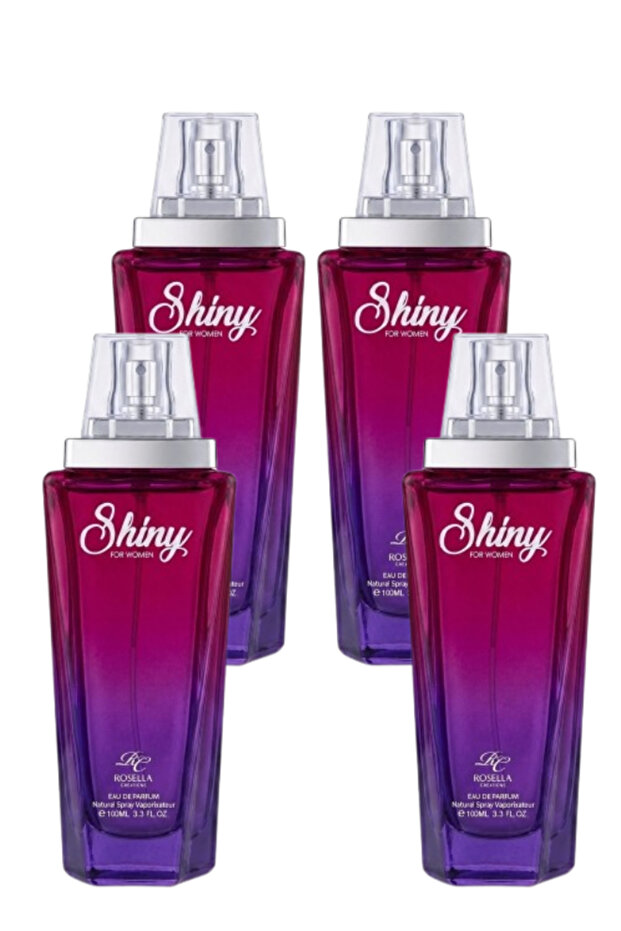 4 قطع عطر لامع 100 مل