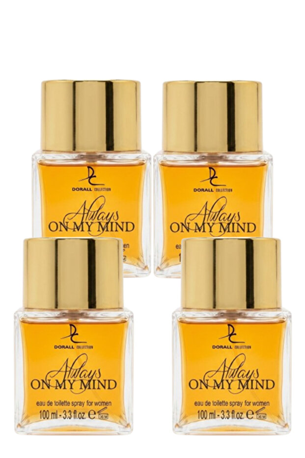 4 قطع من عطر أون ماي مايند 100 مل