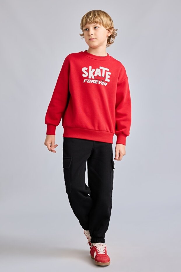 Boy's Tracksuit Bottom I0116A8/Bk81 Black