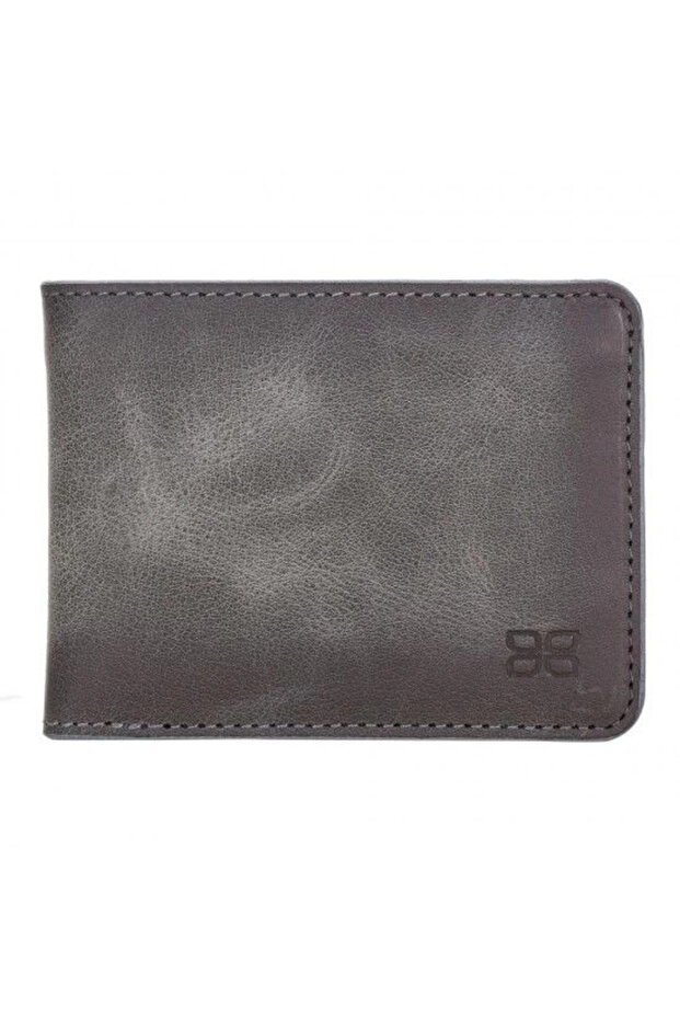 Pier Leather Men's Wallet Tn18Ef Gray