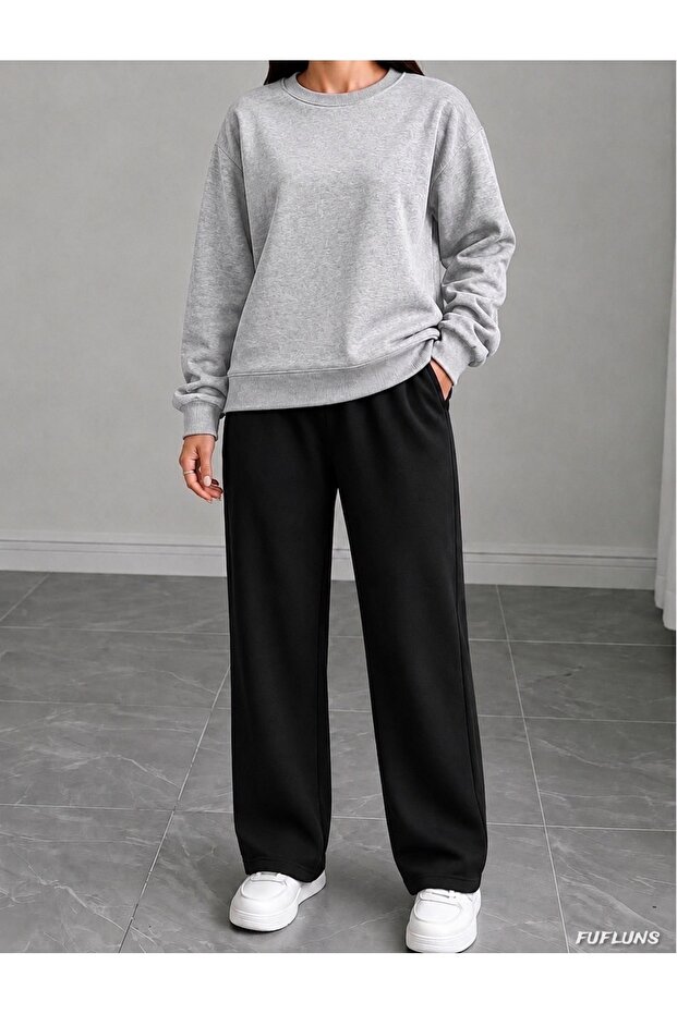 Women's Tube Neck Bicycle Collar Bottom/Upper Track Suit Set