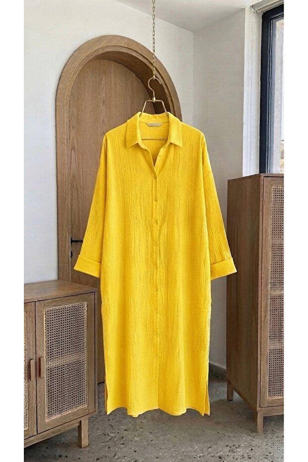 Muslin Shirt Dress