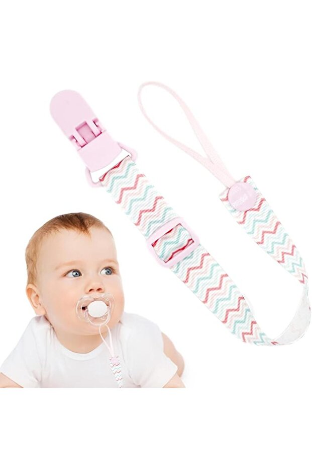 Pacifier Clip Teething Toys Teethers Teething Straps | Pacifier Holder and Leash BPA Free Silicone S