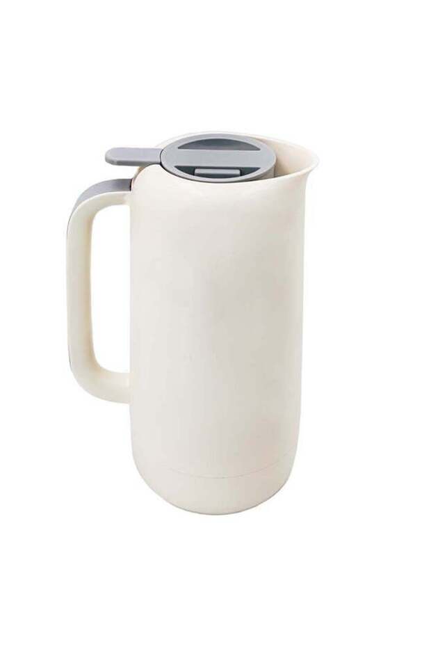 tea and coffee thermos, white color, 1.6 liters