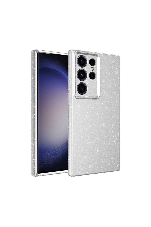Galaxy S24 Ultra Case with Camera Protection, Silvery Silicone, Superior Protection