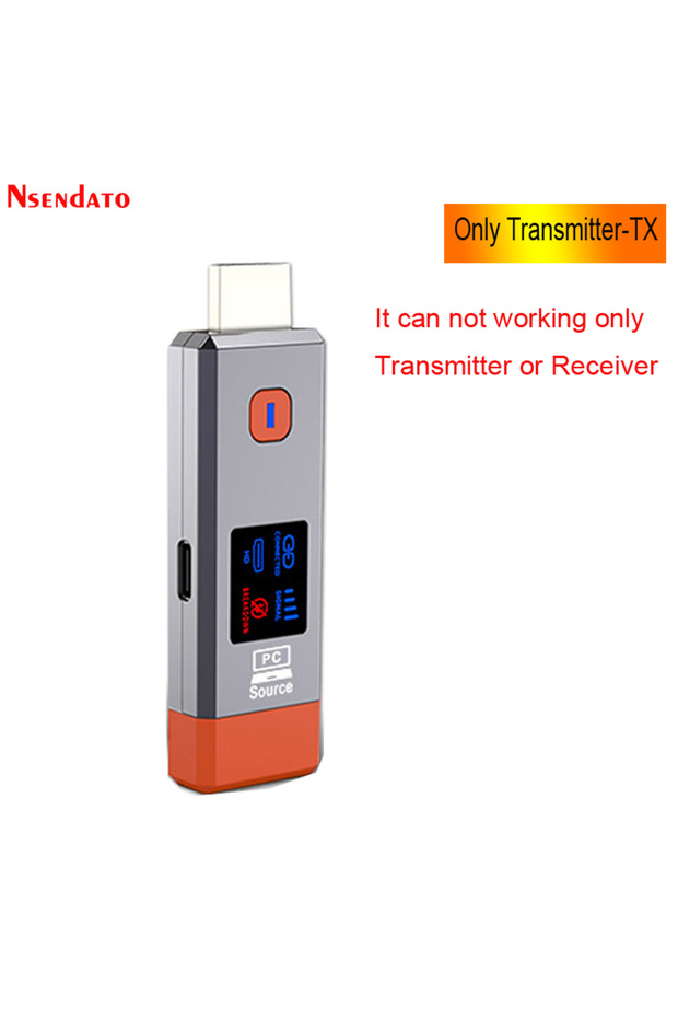 USB Cable Only Transmitter -TX 50M HDMI Wireless Video Transmitter and Receiver Extender 1080P@60hz