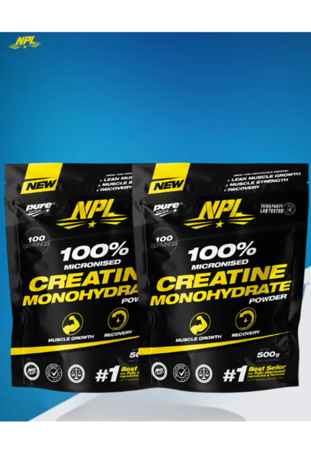 Creatine monohydrate 100% micronized 500g ( Pack of 2)