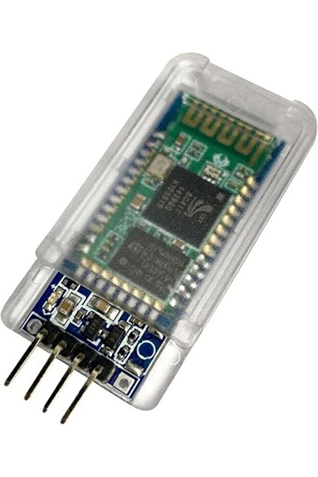 Bluetooth 5.0 BLE Module with CC2640R2F Chip, UART Serial Interface, 6-Pin Header, Protective Case for Wireless IoT & Embedded Projects