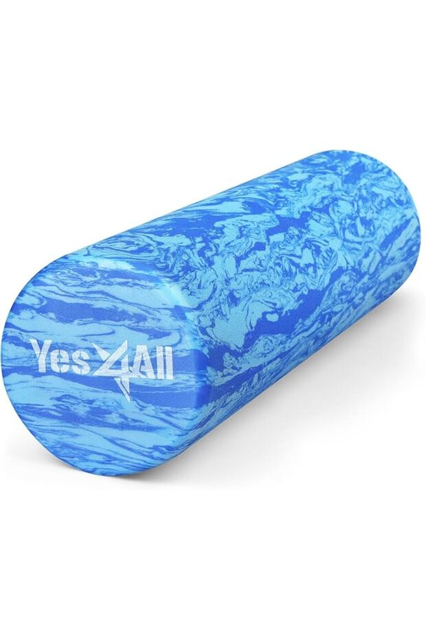 Medium-Density EVA Foam Roller, Round Yoga Back Roller for Balance & Exercise