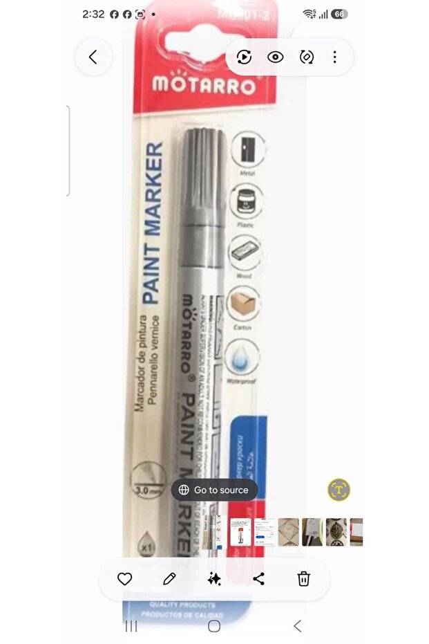 PAINT MARKER SILVER