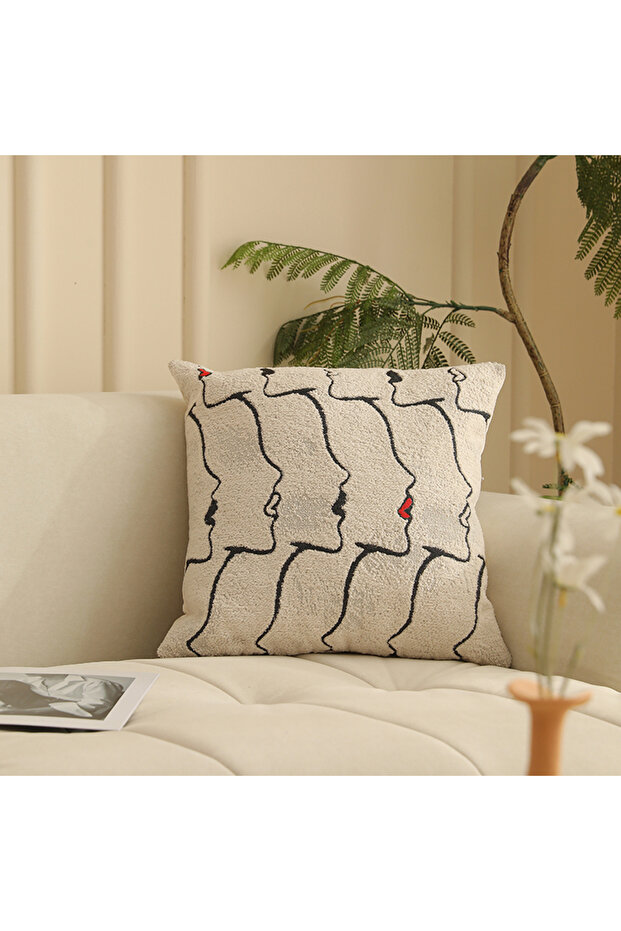 Decorative Cushion, Polyester Jacquard, 45 x 45 cm, Design TH-SM3671