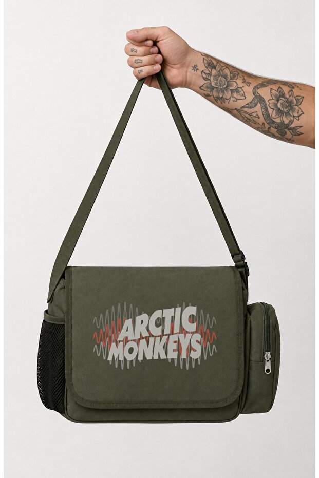 Unisex Rock Band Arctic Monkeys Printed Messenger Bag