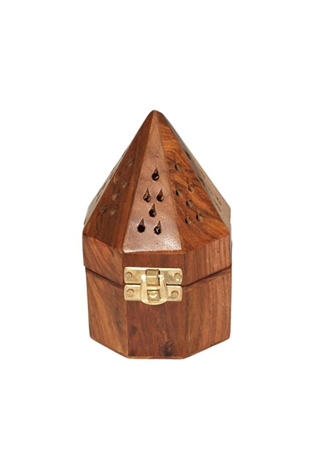 Pyramid Incense Censer Brown