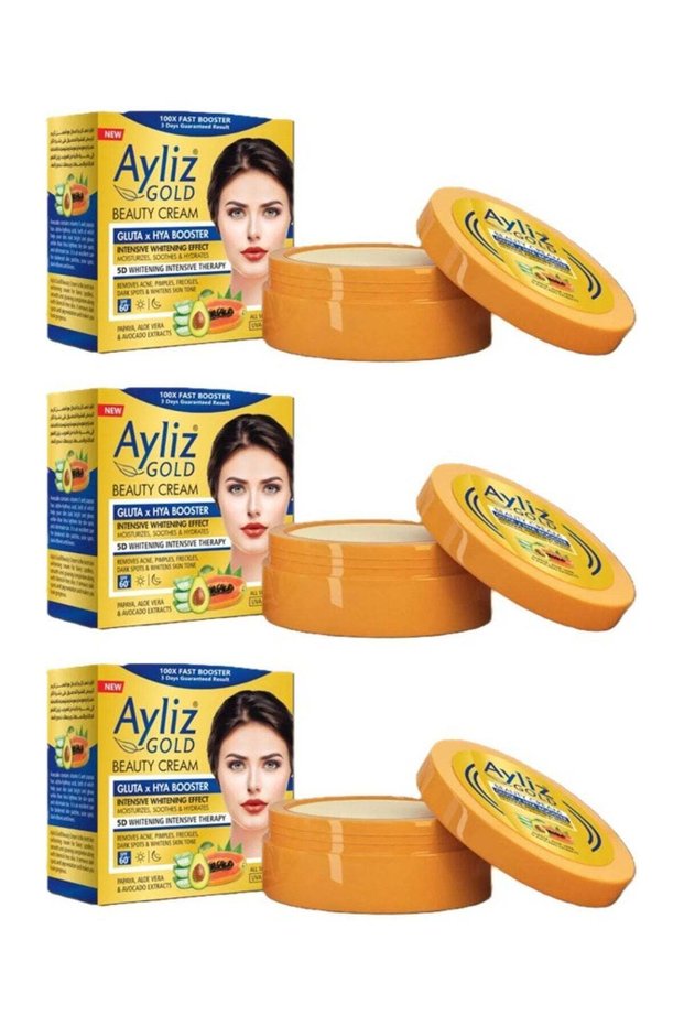 Gold Beauty cream Intense Whitening 5D Gold beauty Face Cream 30g - Pack of 3