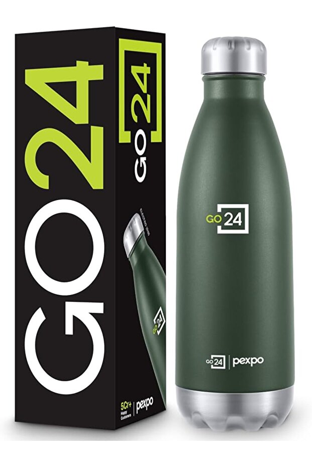 Stainless Steel Electrolyte Flask Suitable for Hot and Cold Beverages for 24 Hours, Flask from Bixbo - 100