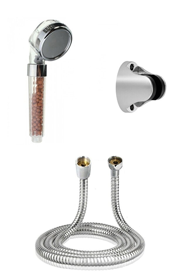 75% Water Saving - Beaded and Purified Head Shower Hose and Articulated