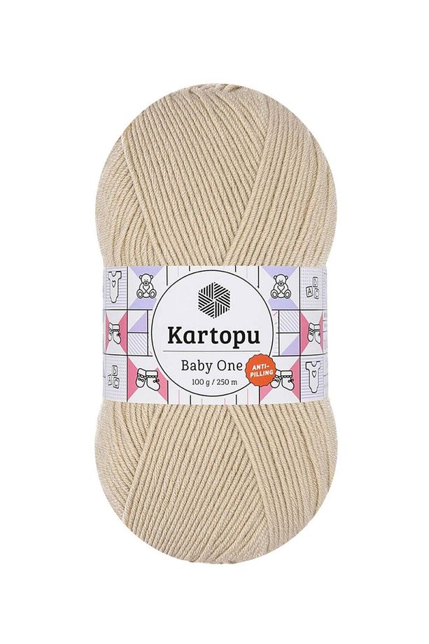 Baby One K855 (bej) Anti-pilling El Örgü Ipi/yünü 1 Adet - 2