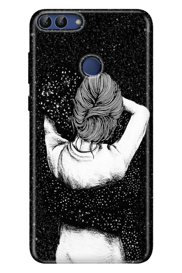 P Smart 2018 Case Colored Patterned Silicone Black Love