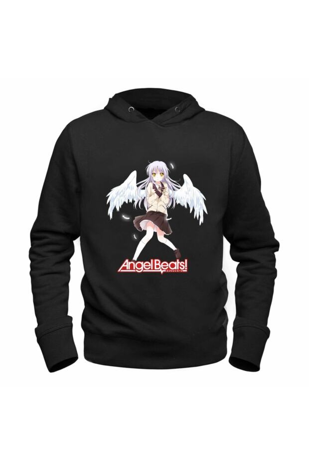 سويت شيرت أسود للأطفال من Angel Beats