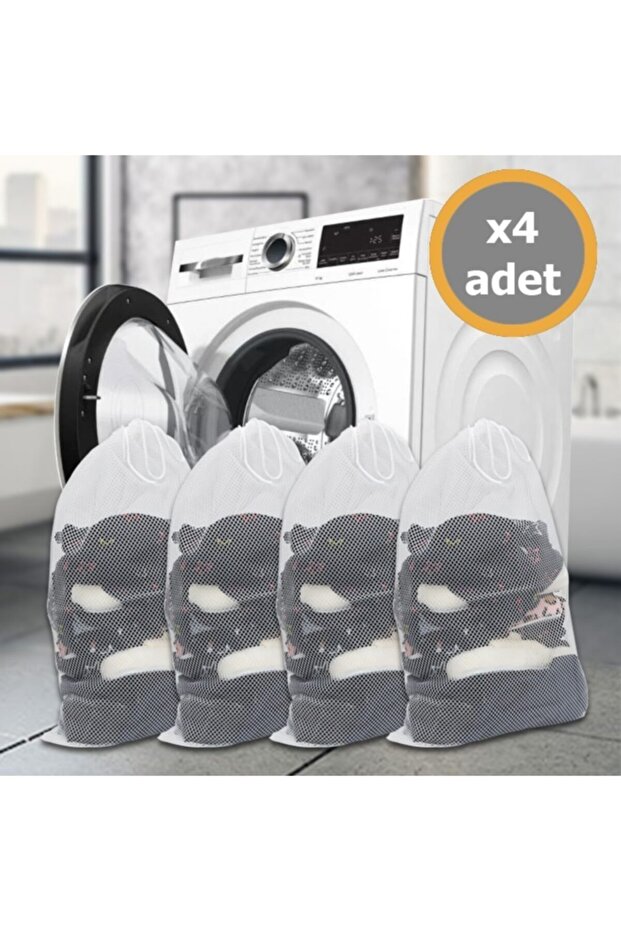 4 Adet Bebek Yıkama Torbası - 1