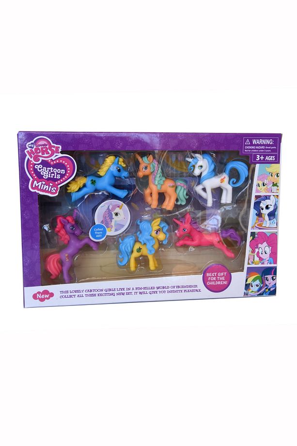 Pony Karakter Figür Seti 6lı - 1