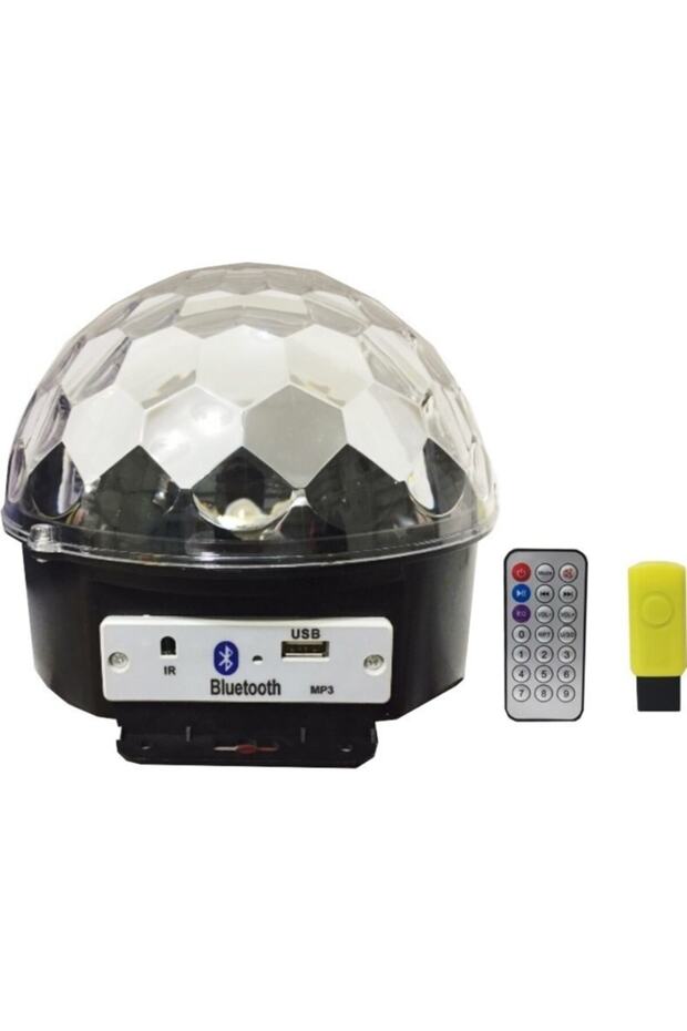Bluetoot Mp3 Müzik Çalabilen Sihirli Led Disko Topu - 1