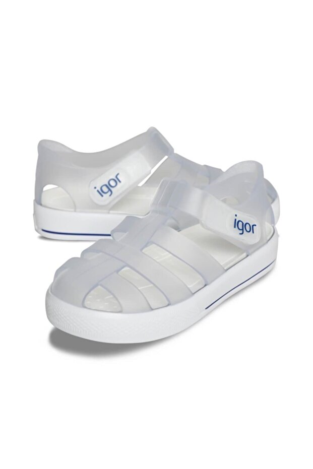 Детски сандали Star - бели - 3