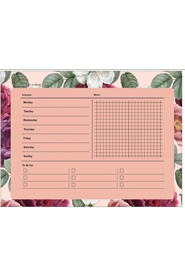 Εβδομαδιαίος προγραμματισμός - 1