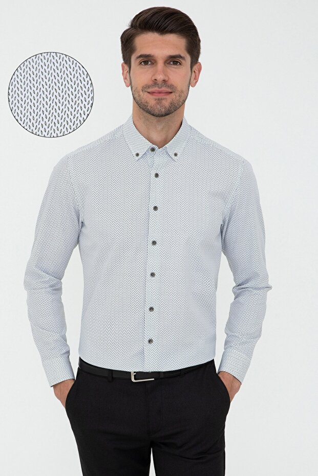Khaki Men's Shirt G021GL004.000.1276205