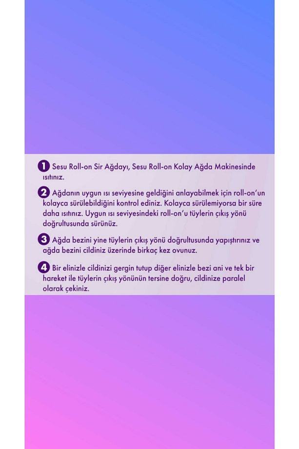 3 Adet Kartuş Roll-on Kolay Ağda+2 Yıl Garantili Ağda Makinesi  10mt Ağda Bezi Ağda Seti - 2