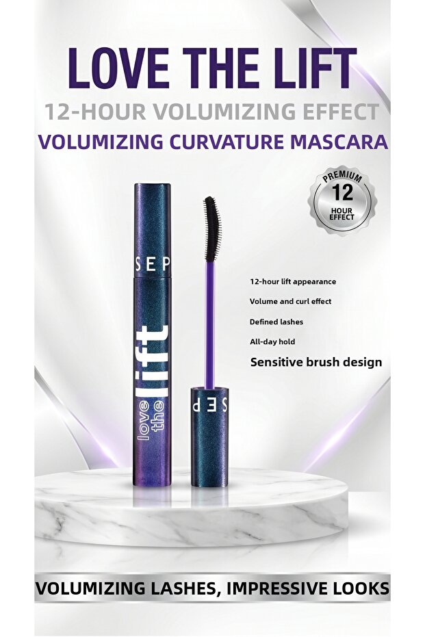 Love the Lift Curling Volumizing Mascara 12 Hour Lifting Effect Black