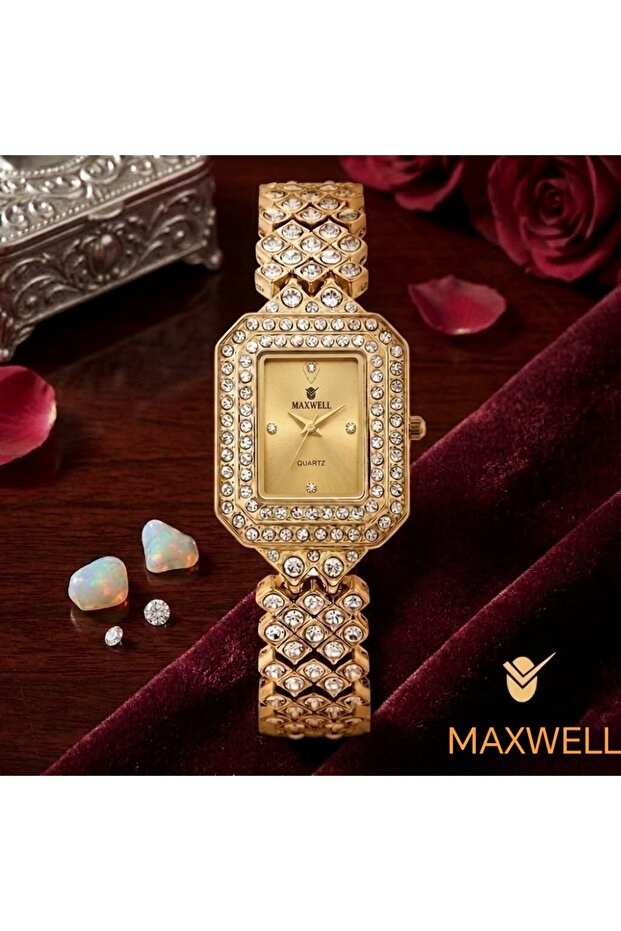 Original Maxwell women's crystal watch