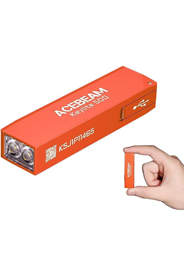 Keylite 500 High Power Rechargeable Keychain Flashlight