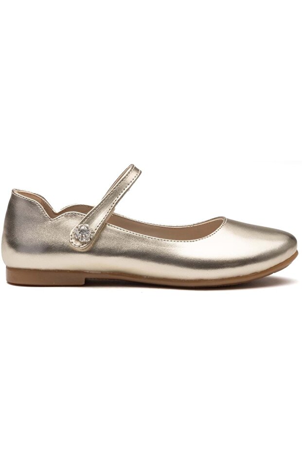 Girl's Shoes Gold Gold