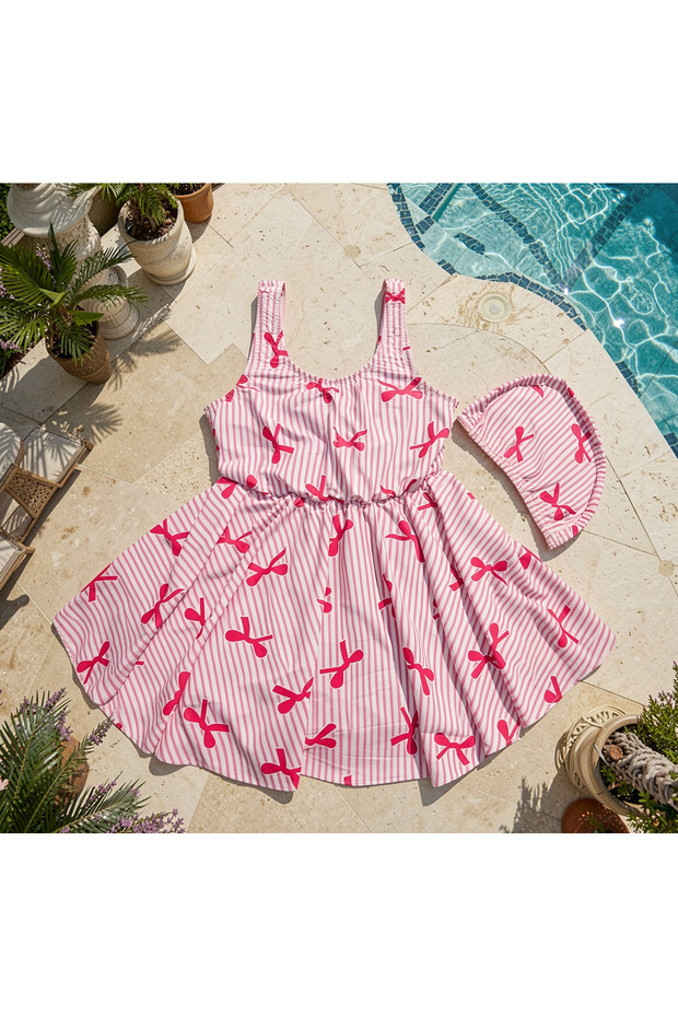 Girl's Skirted Swimmer Swimsuit