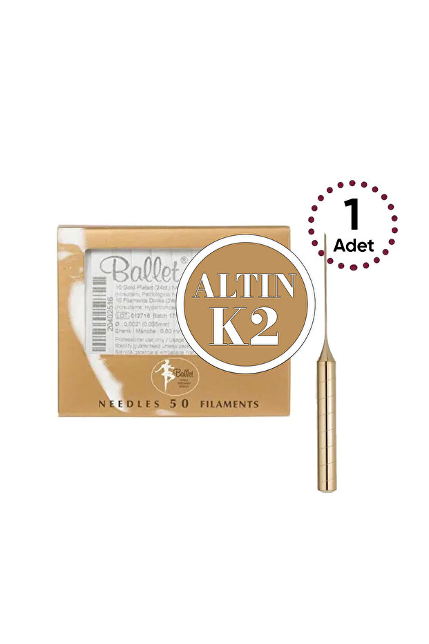 1 Piece K2 Gold Hair Removal Needle Original Ballet K2 Gold Needle