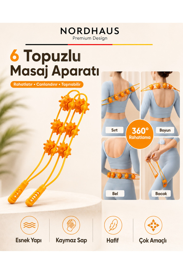 Nordhaus Düz Boyun Masaj Omuz Servikal Boyun
