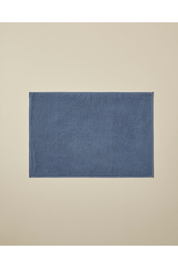 Sandy Stripe Cotton Foot Towel 50X70 cm Navy Blue