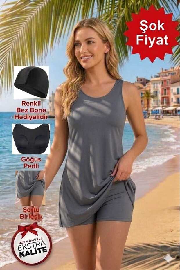 Women's Lycra Shorts One-Piece Combo Swimsuit