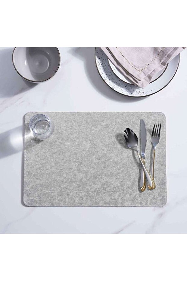 Ryle Faux Leather Placemat 30x45cm - Gold
