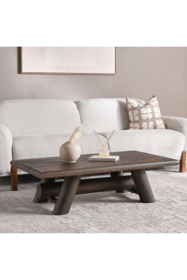 Arley Coffee Table Solid Wood - Walnut - 1