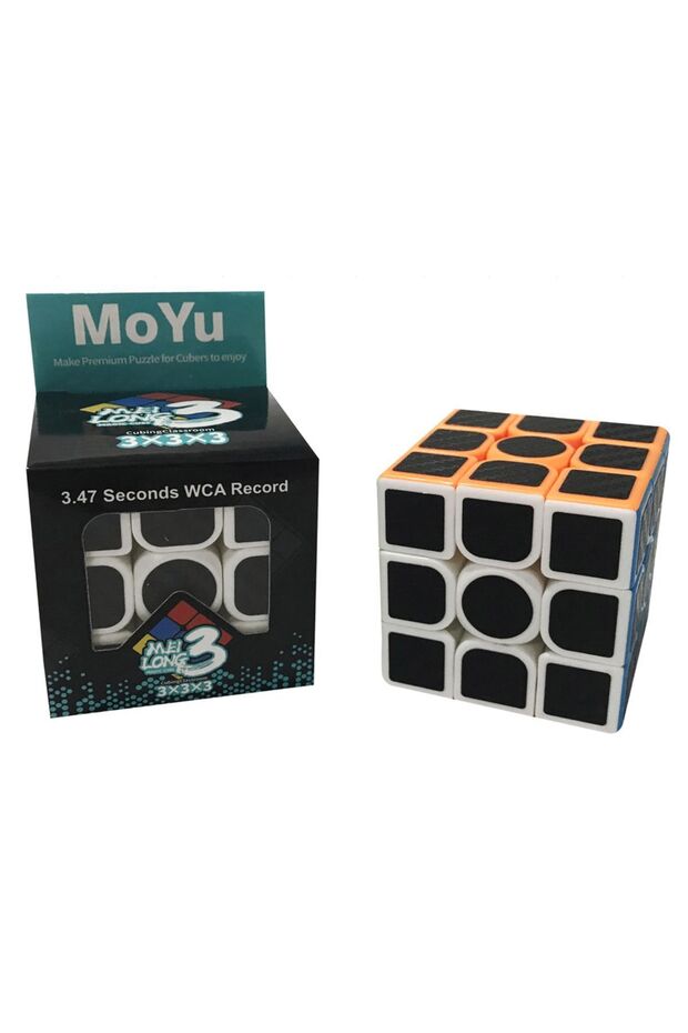 Moyu ألياف الكربون 3X3 مكعب سريع روبيك الذكاء الصبر مكعب