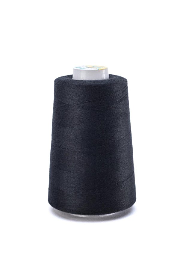Sewing Thread 5000 Meters Spool Black White Button Strut Repair Thread